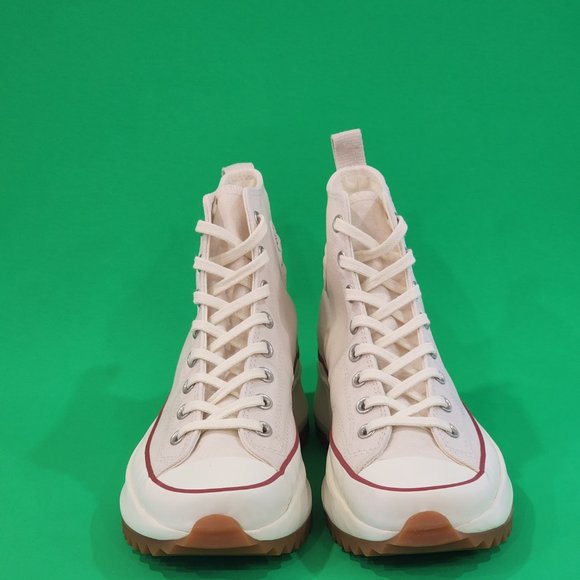 Converse Run Star Hike High 'Parchment' Unisex Platform Sneakers 171126C NWT - Picture 6 of 6